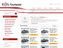 Tablet Screenshot of feishoes.com